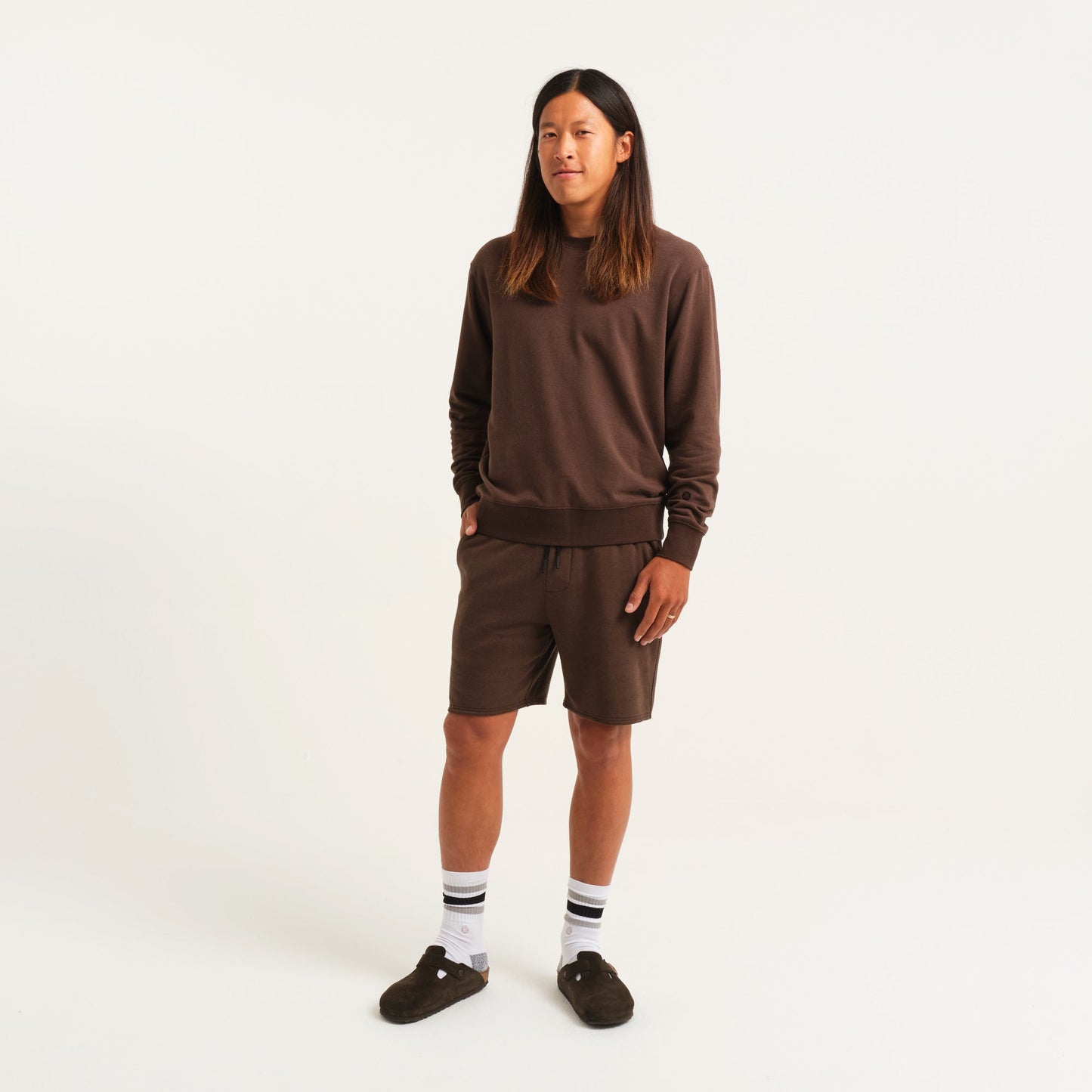 Short marron foncé Shelter de Stance | modèle