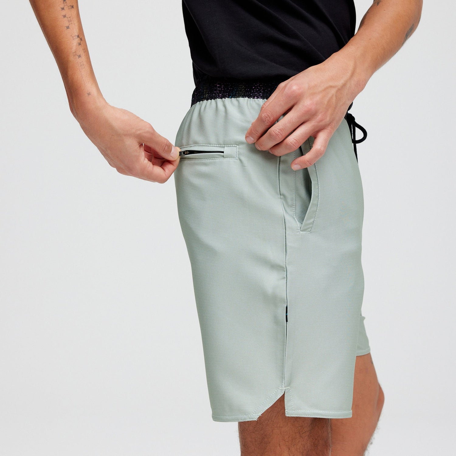 Short Complex de Stance aqua | modèle