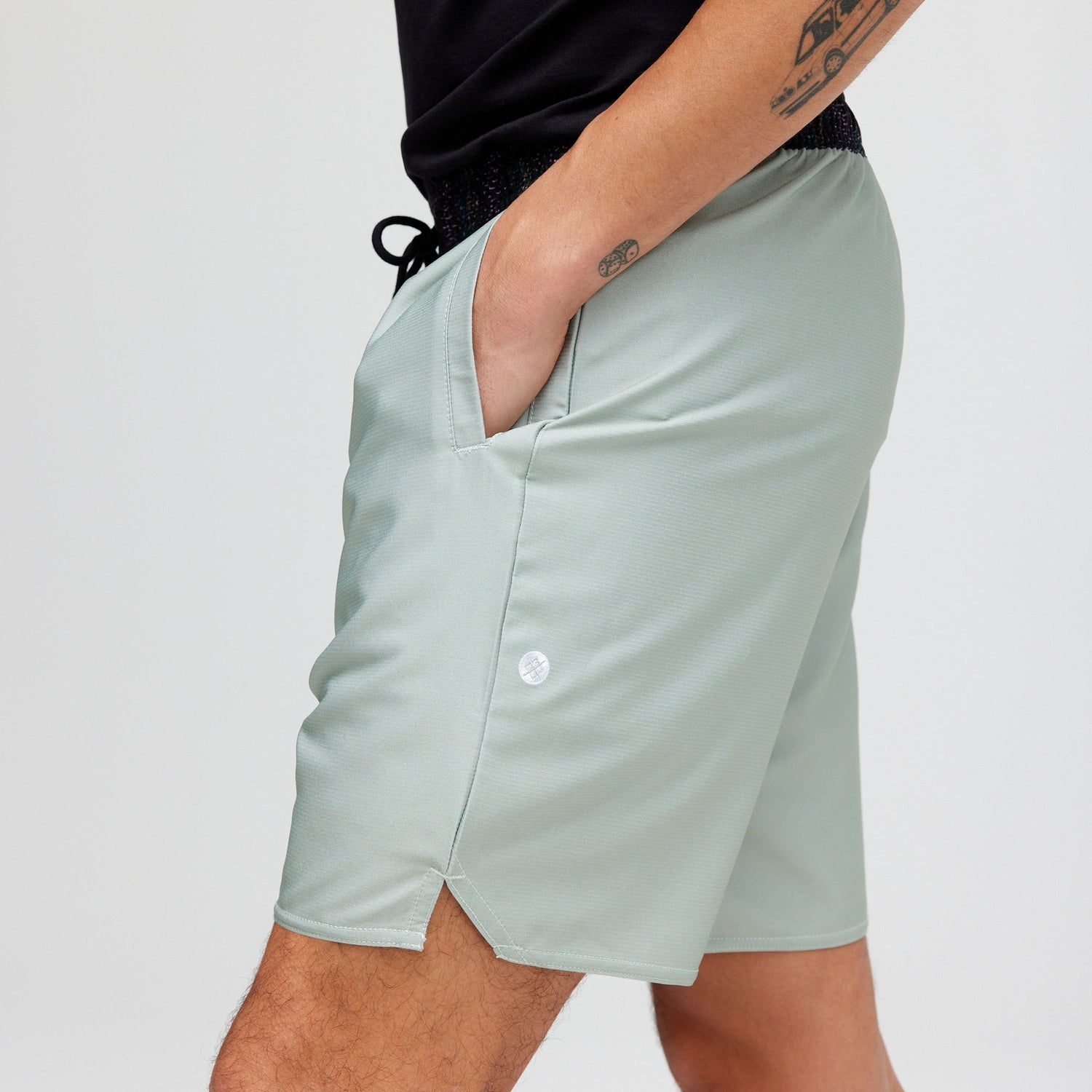 Short Complex de Stance aqua | modèle