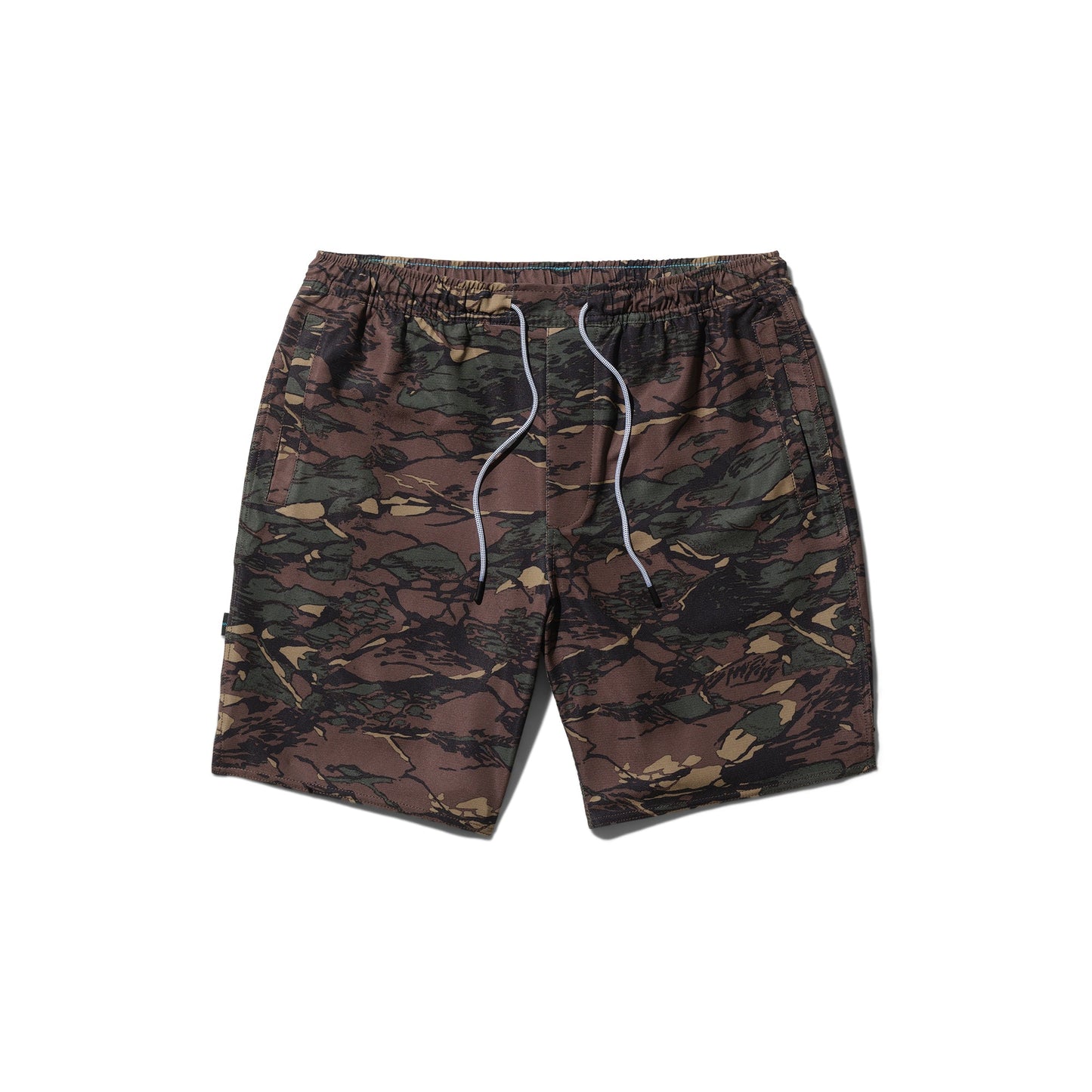 Short 7 po de sport camouflage vert Complex de Stance