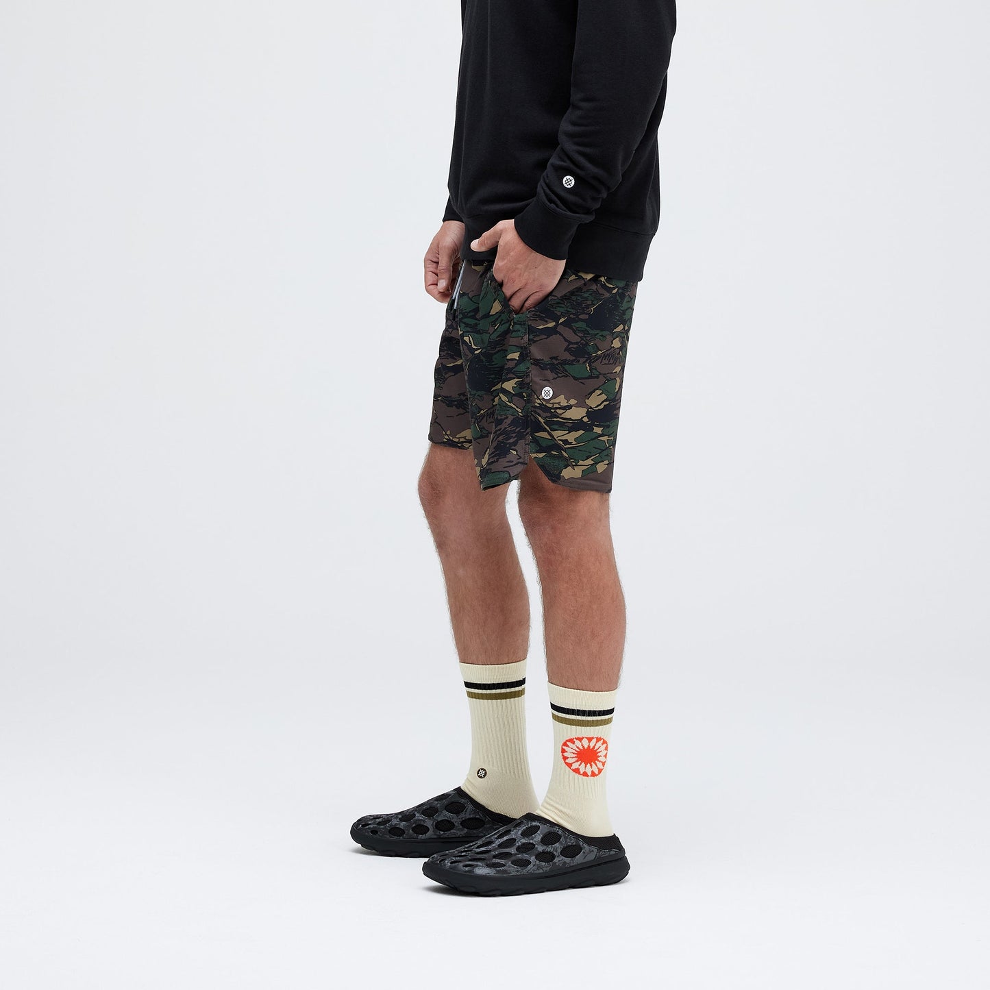 Stance Complex Athletic Short 7&quot; Green Camo |model