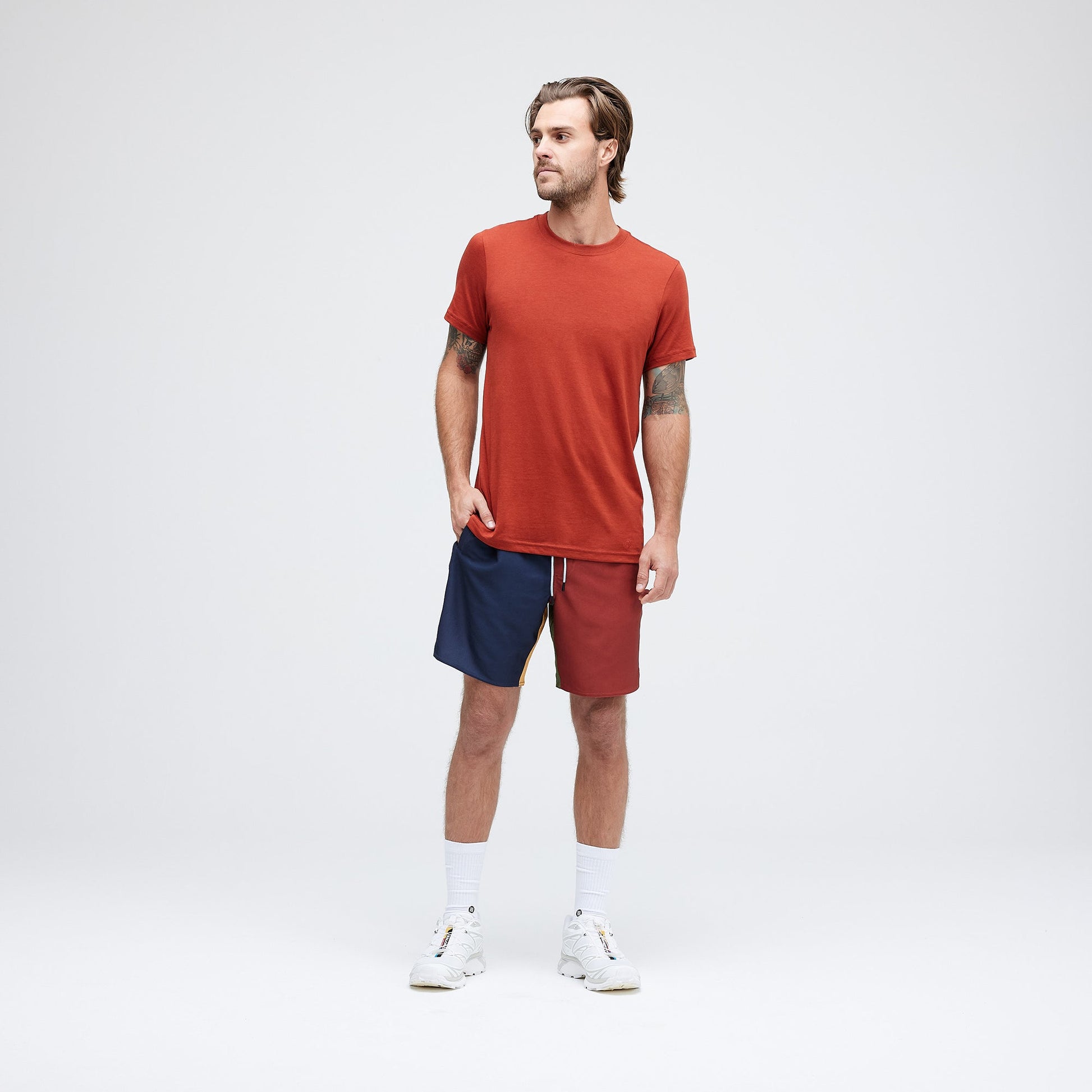 Stance Complex Athletic Short 7" Port Wine |model