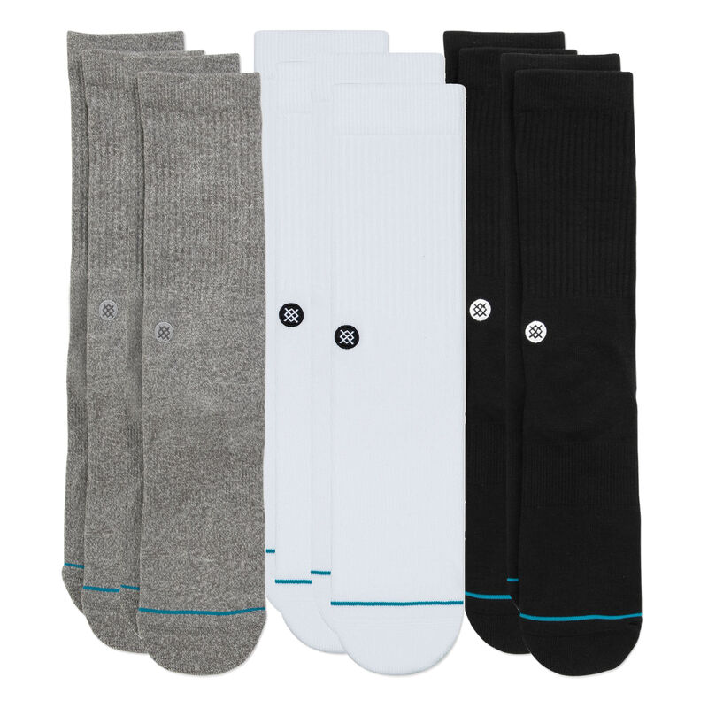 Lot de 6 paires de chaussettes mi-mollet multicolores Icon de Stance