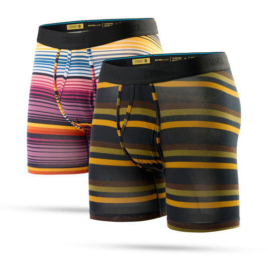 Lot de 2 boxers vert/noir Wholester Butterblend™ de Stance