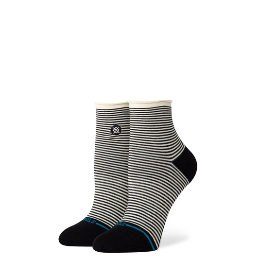 Stance Skelter Quarter Sock Black