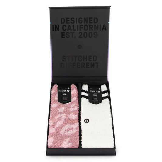 Lot de chaussettes mi-mollet rose poudré Purrfect de Stance