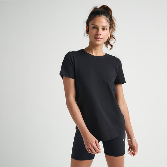 T-shirt de sport femme noir Get Set de Stance | modèle