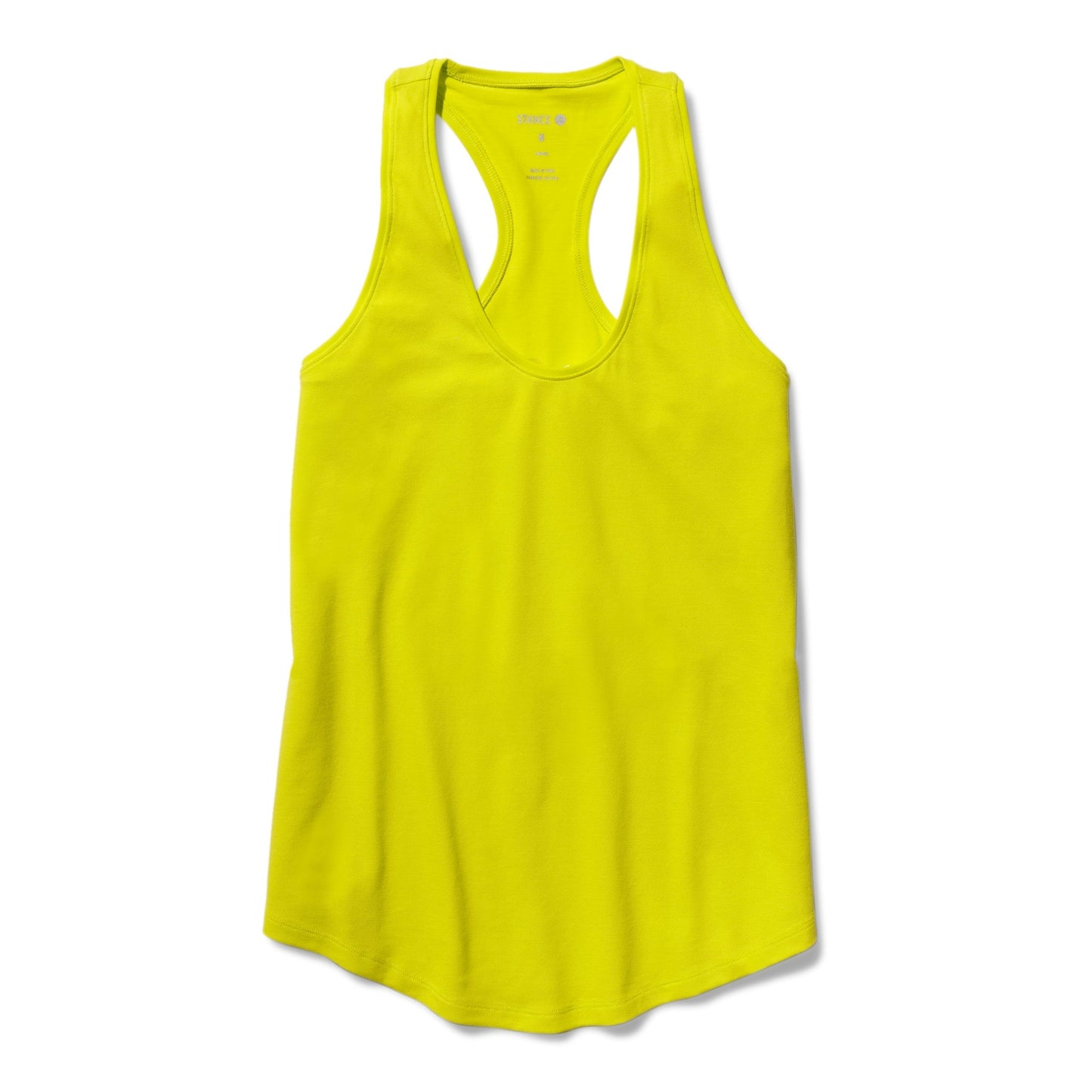 Débardeur de sport Get Set Stance vert citron pour femme