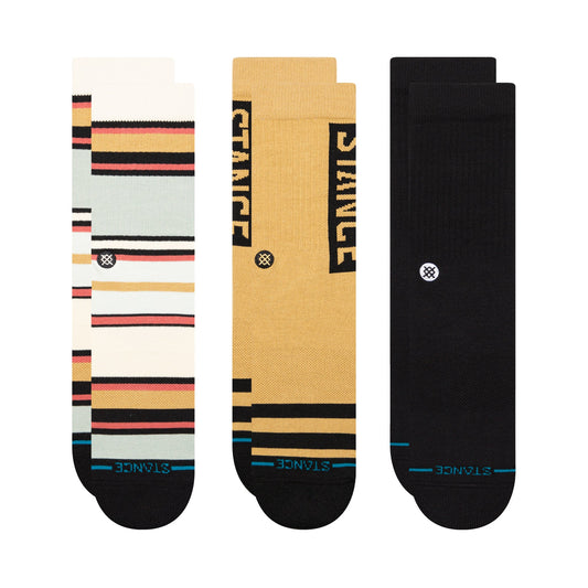 Stance Lifestyle Crew Sock 3 Pack Multi