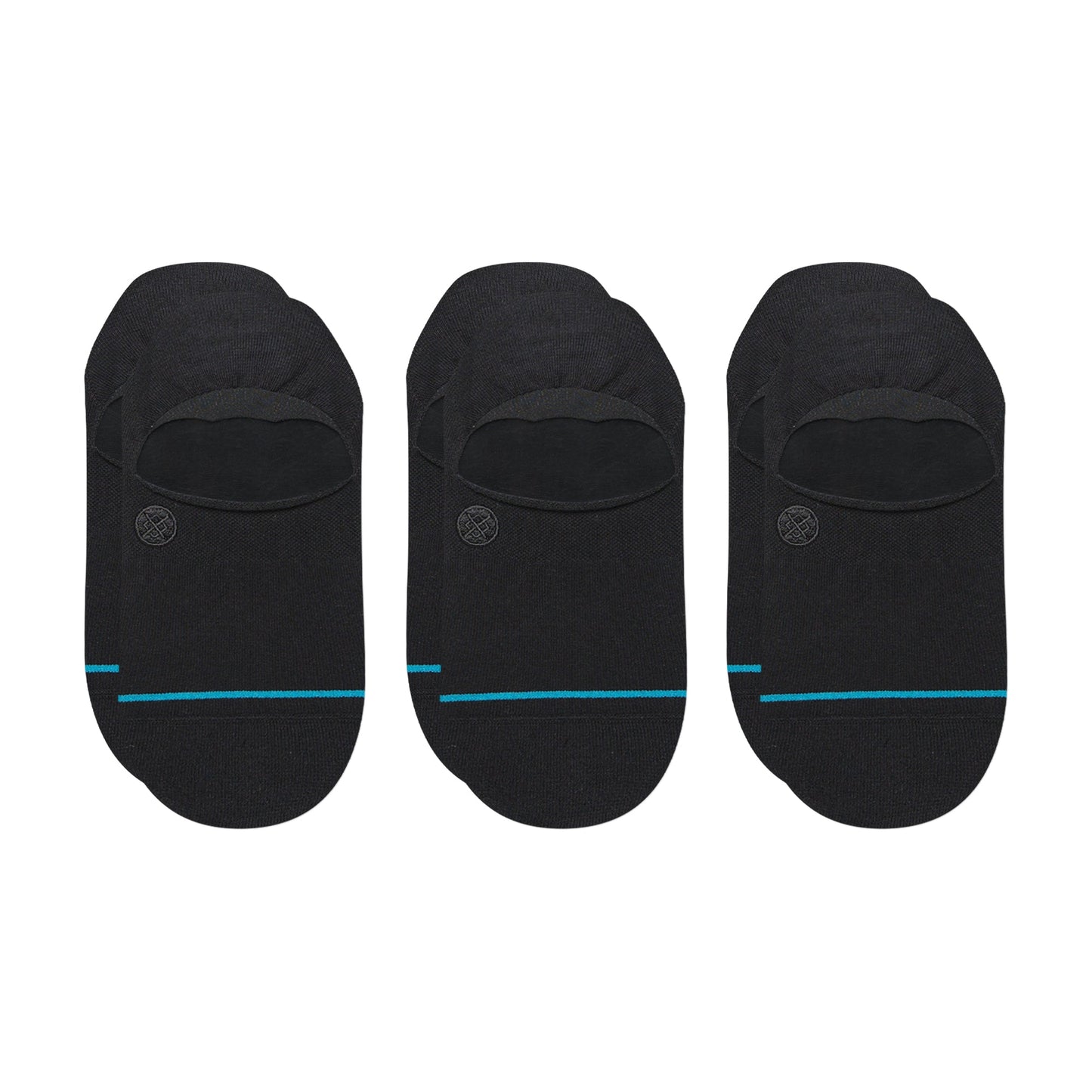 Stance Icon No Show Sock 3 Pack Black