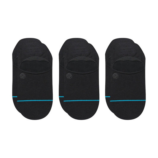 Stance Icon No Show Sock 3 Pack Black