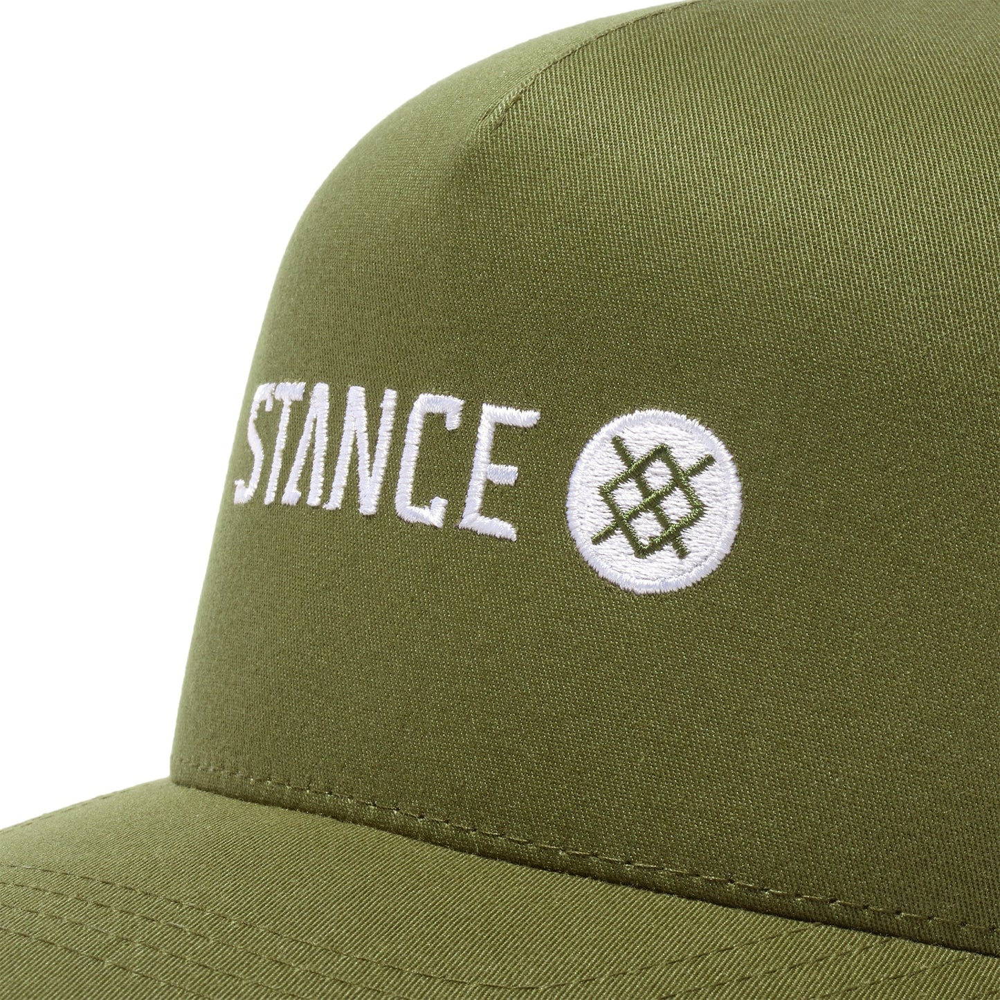 Stance Icon Snapback Hat Military Green