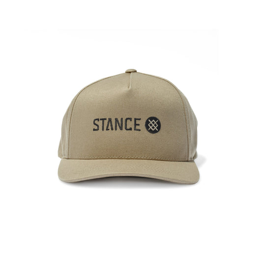 Stance Icon Snapback Hat Taupe