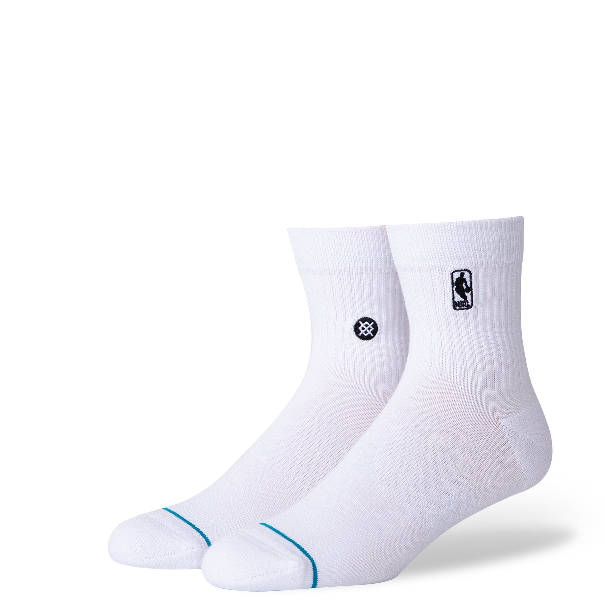Stance Logoman Quarter Sock White