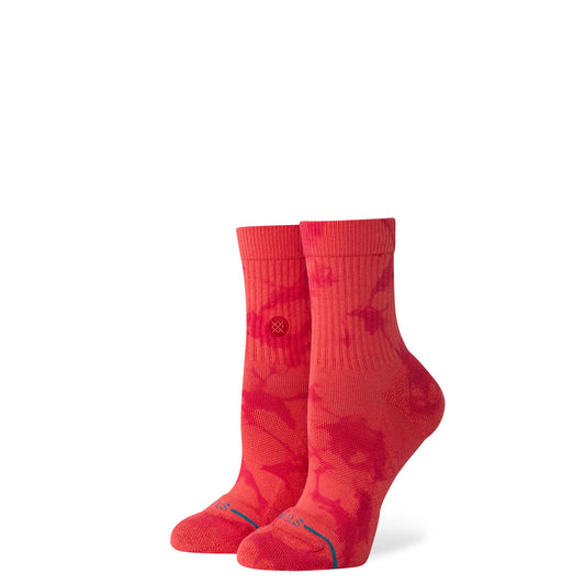 Stance Dye Namic Quarter Quarter Sock Red