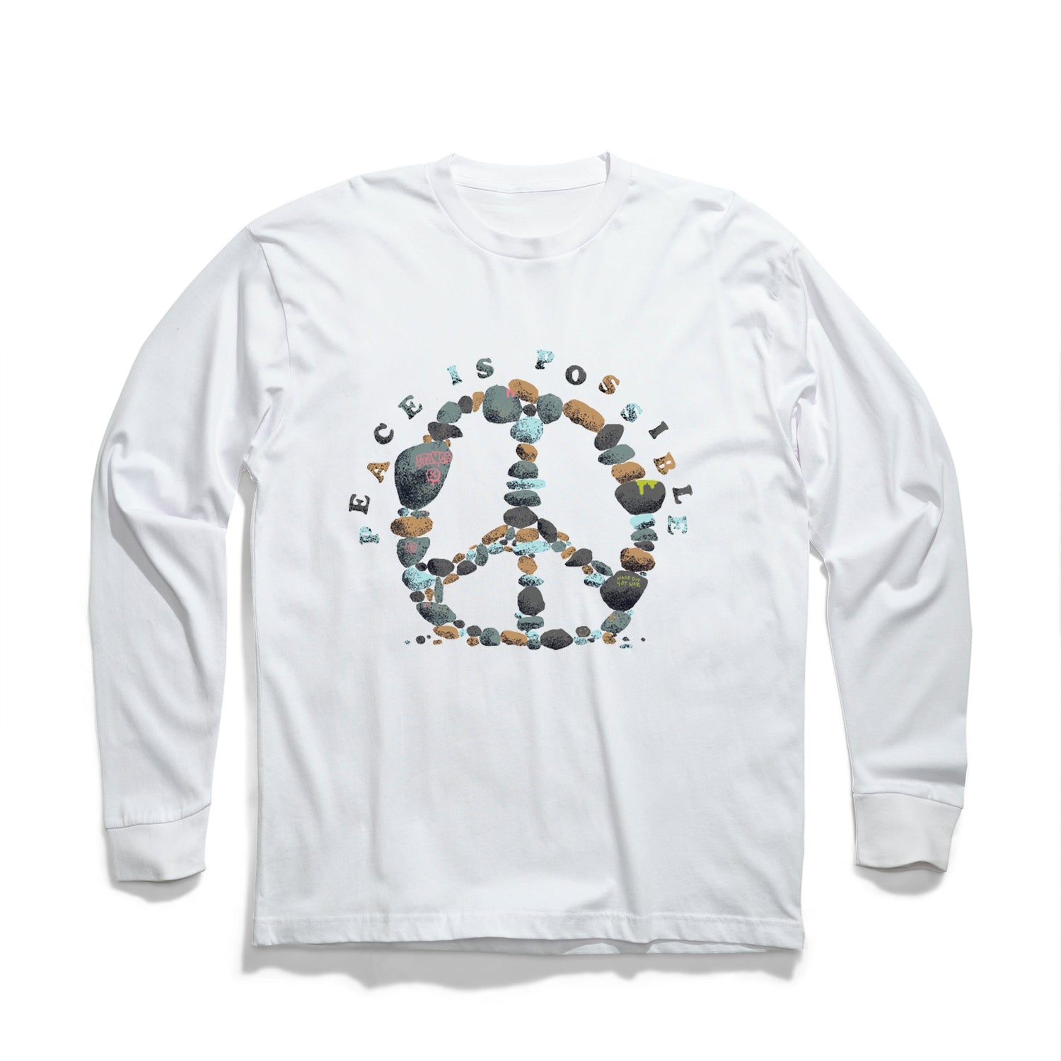 Stance Locals Long Sleeve T-Shirt White