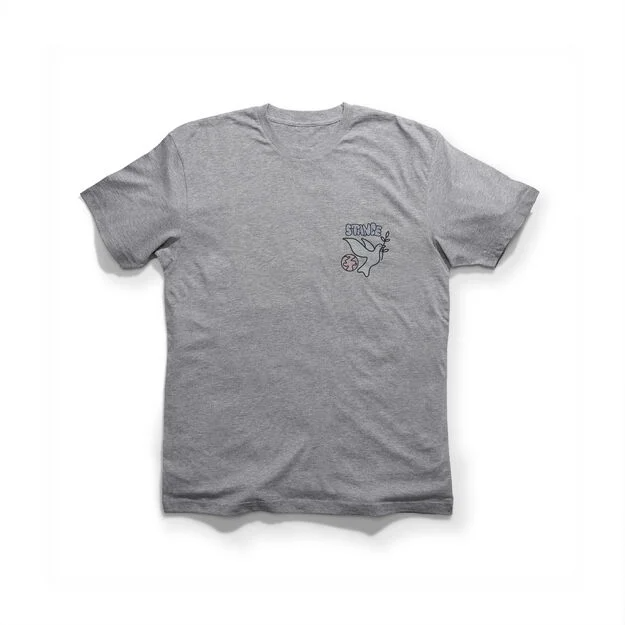 T-shirt gris chiné Sketchy de Stance