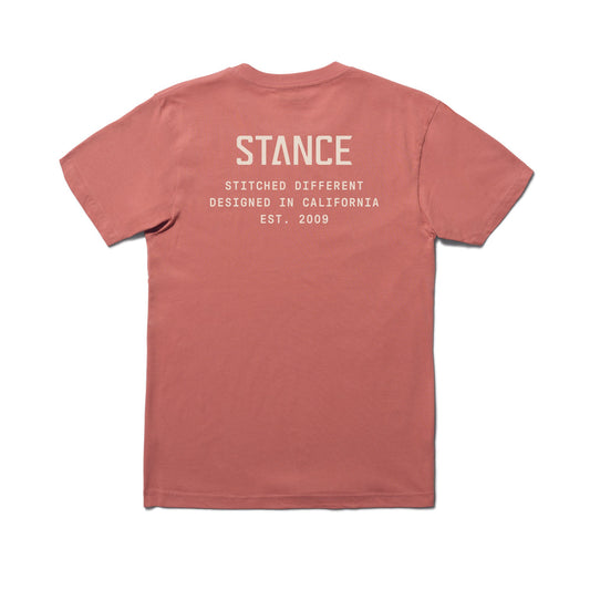 Stance Established T-Shirt Dusty Rose