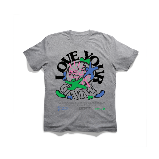 Stance Love Your Mind T-Shirt Atheltic Grey