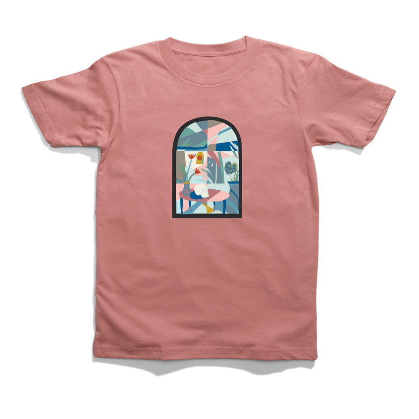 T-shirt rose pastel Escondido de Stance