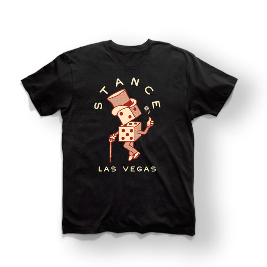 T-shirt noir Vegas de Stance
