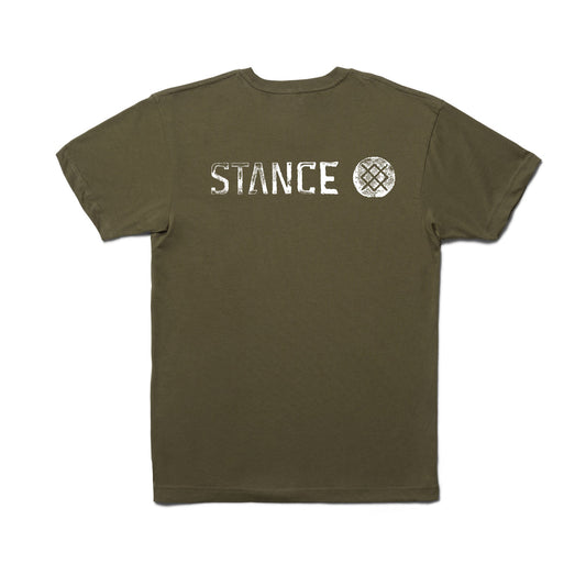 T-shirt vert militaire Stance