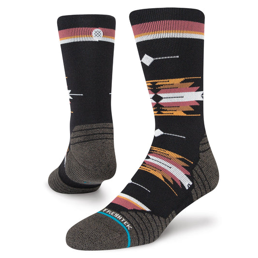 Stance Cloaked Mid Crew Sock Washed Black