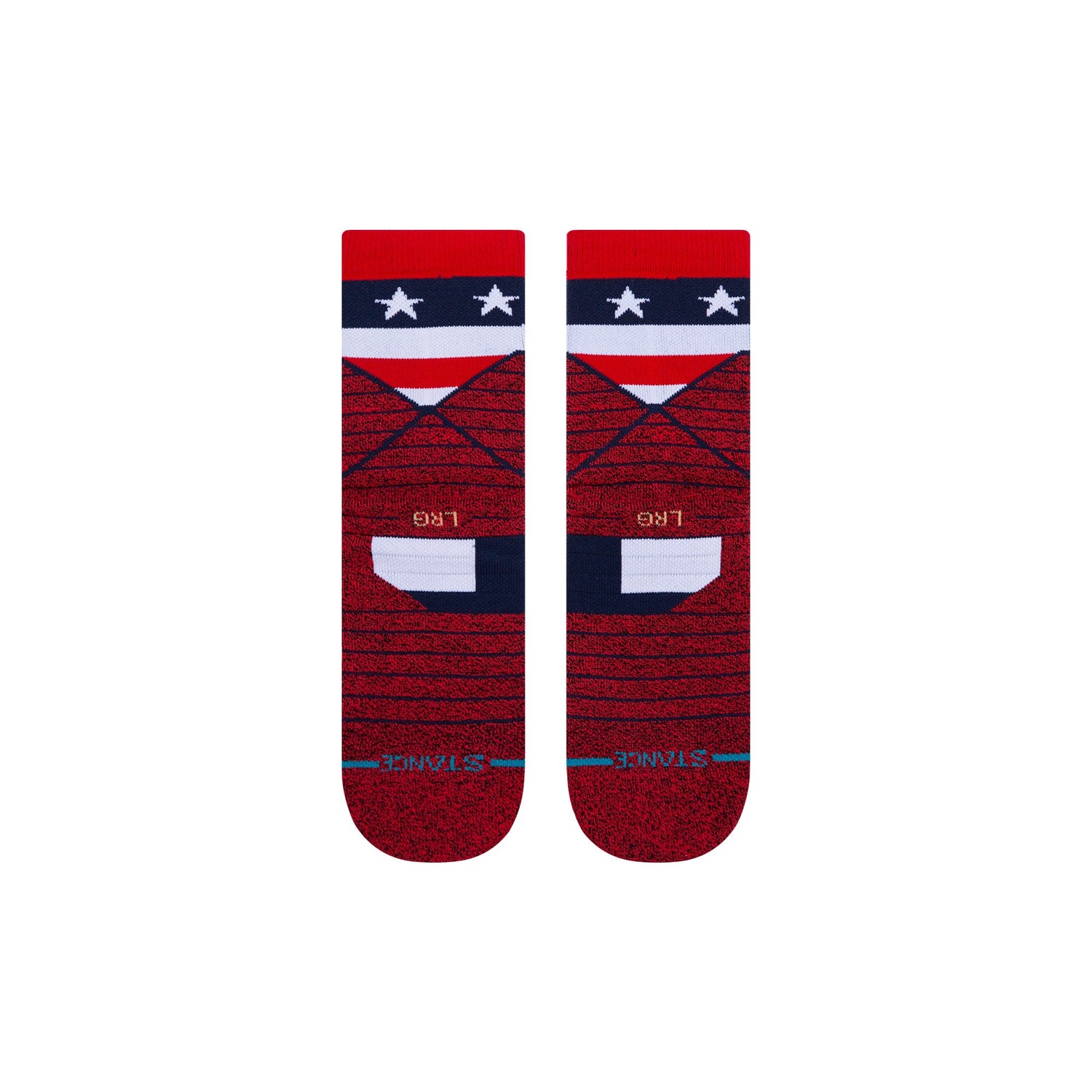 Stance AMERICAN QUARTER Red