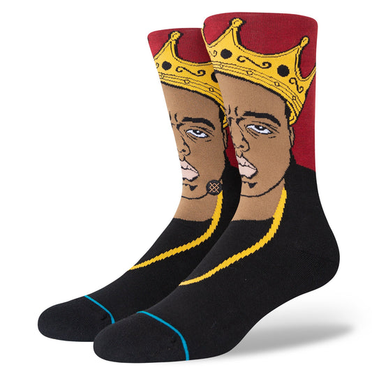 Stance Socks BIGGIE RESURRECTED CREW SOCK Black