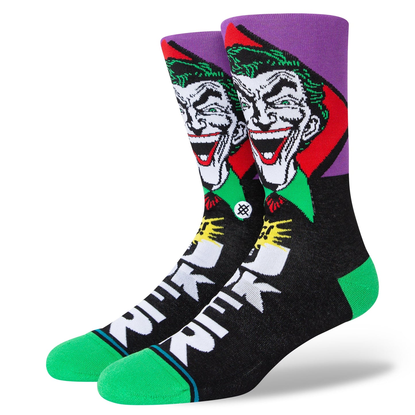 Chaussettes mi-mollet noires Joker Comic de Stance