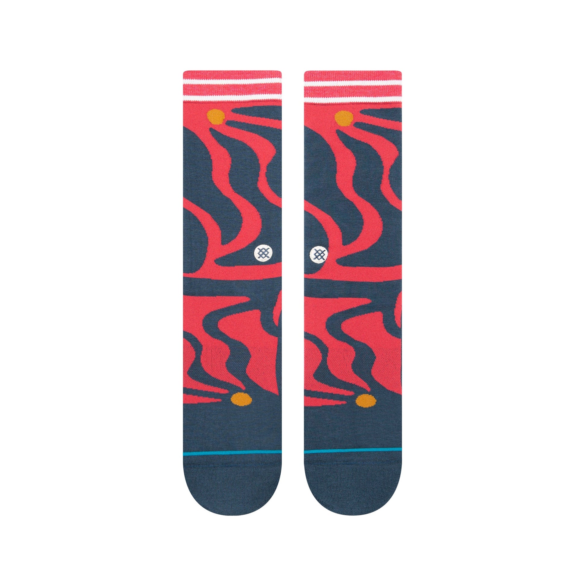 Stance Upside Crew Sock Red