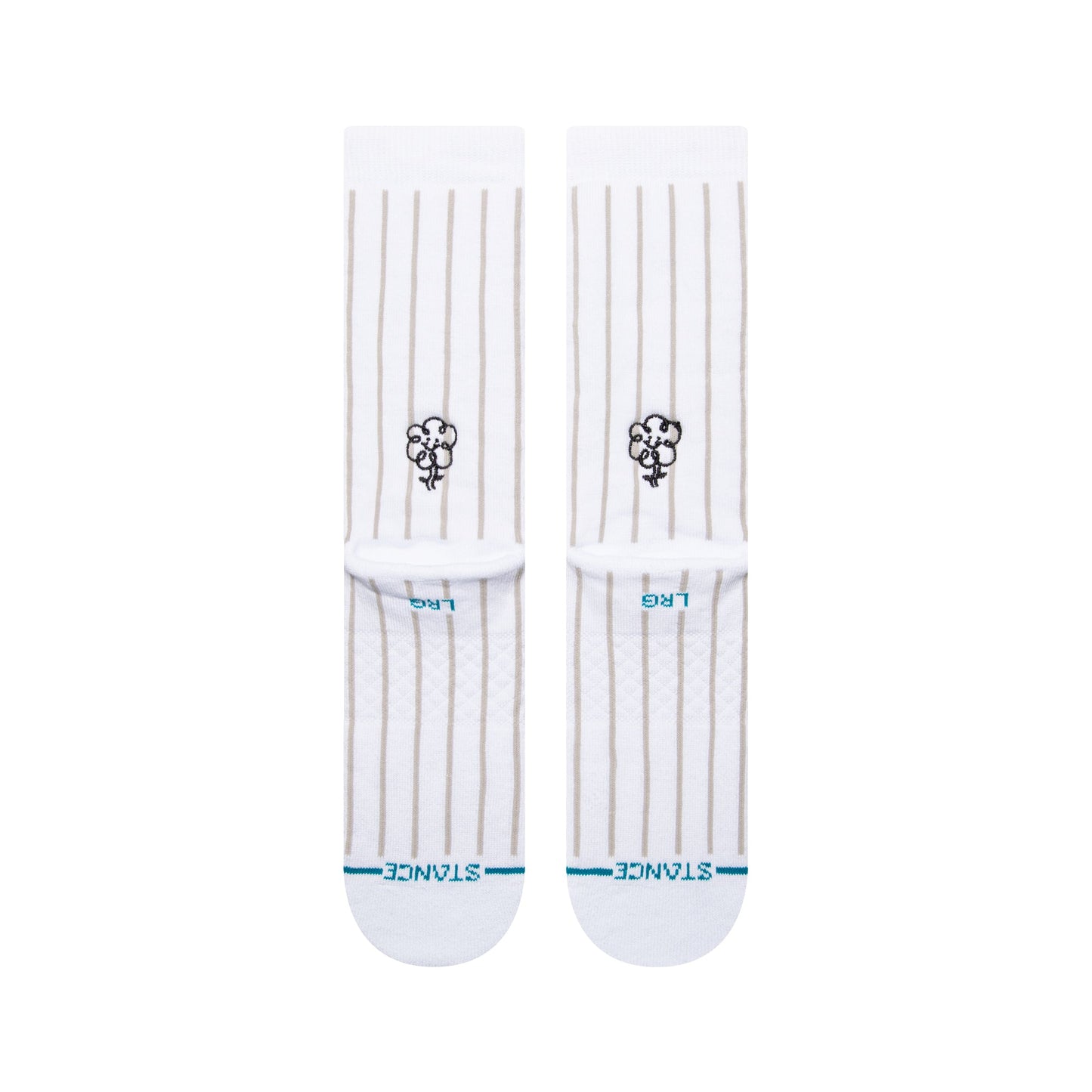 Stance Love Your Mind Crew Sock White