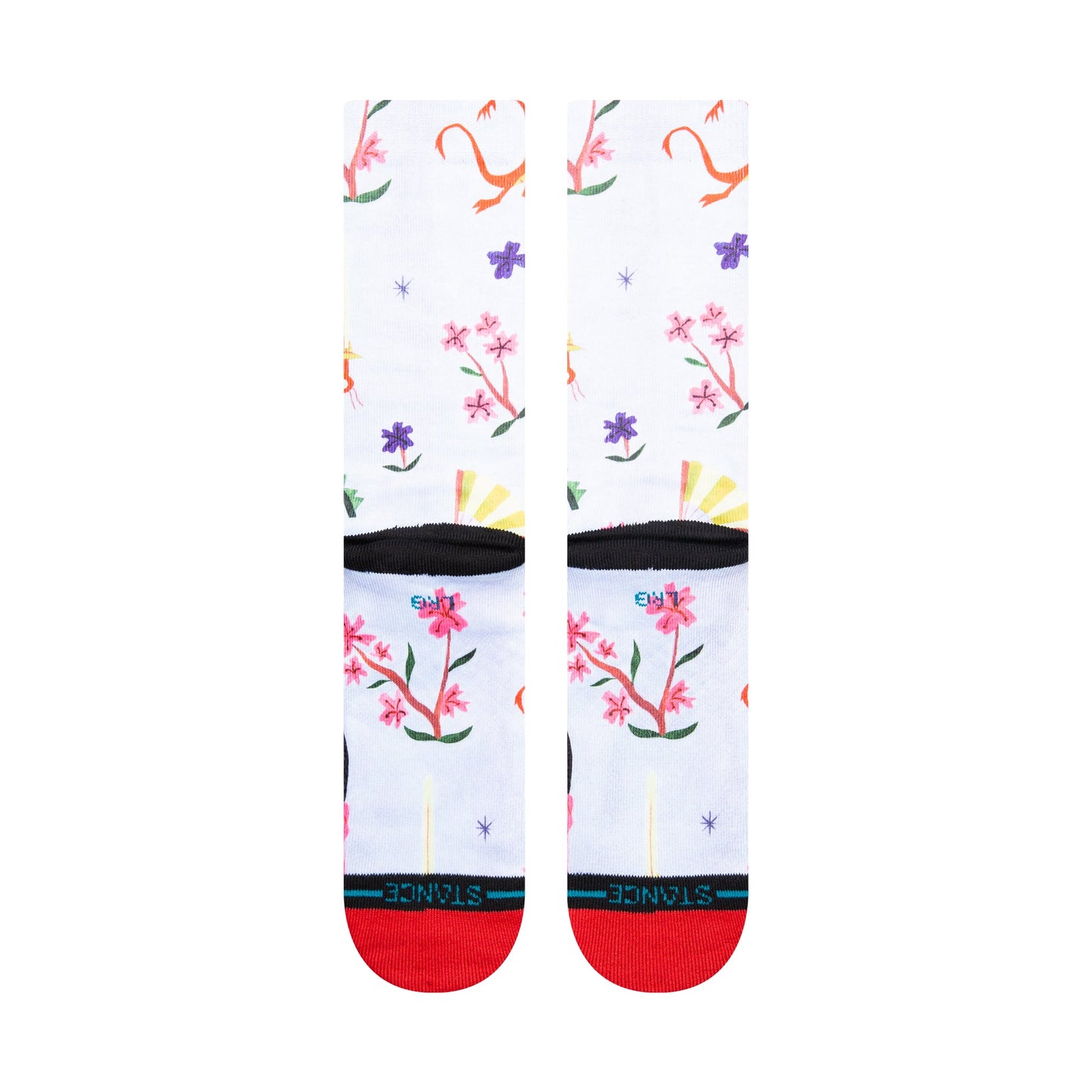 Stance Mulan By Estee Crew Sock Red