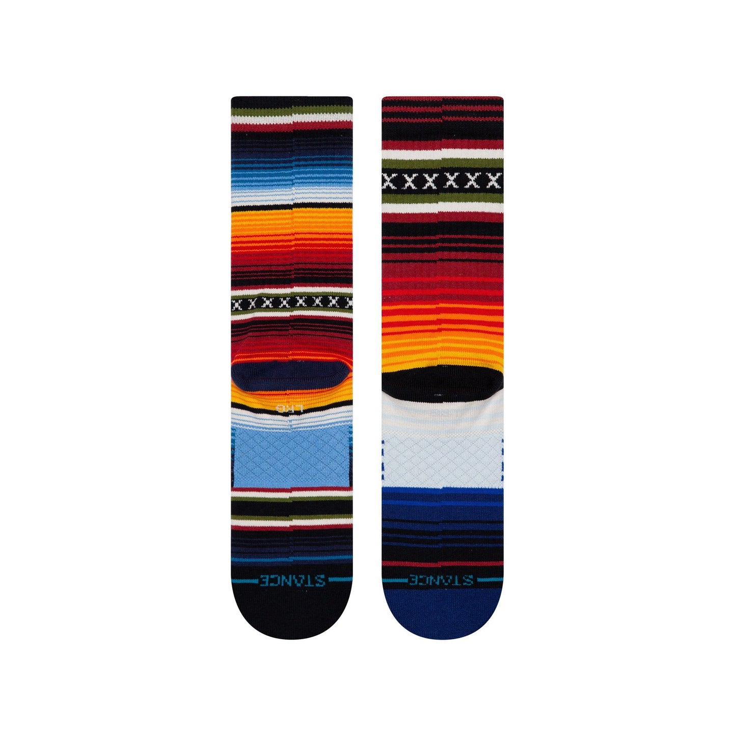 Chaussettes Stance - CURREN CREW - Rouge