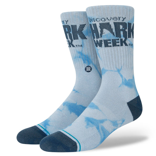 Stance Shark Week Crew Sock Blue
