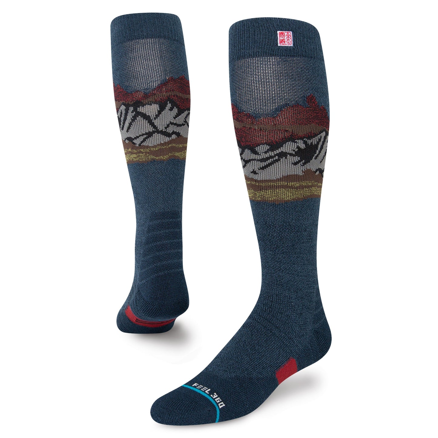 Stance Chin Valley Over The Calf Sock Blue