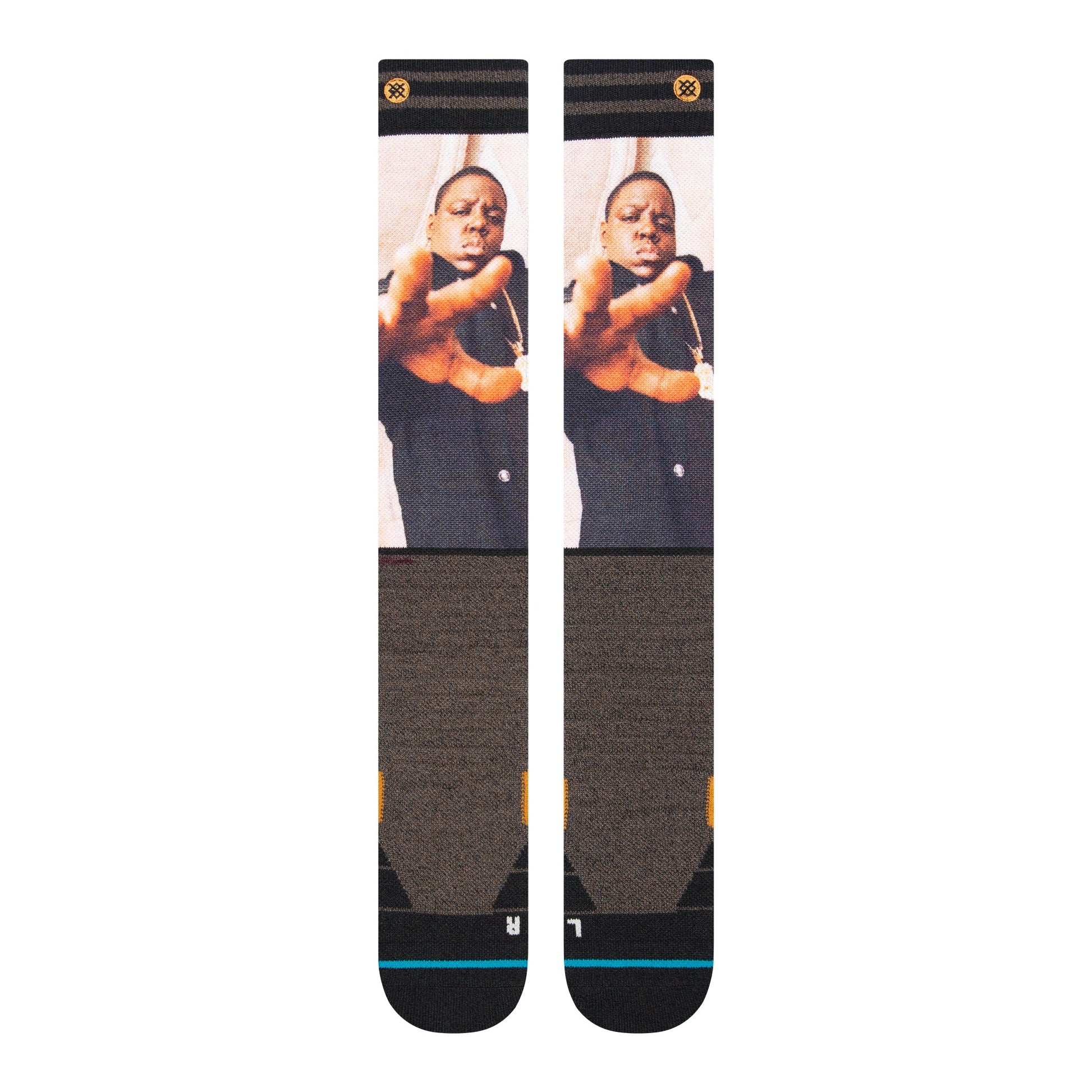 Stance King Of NY Snow Over The Calf Sock Black