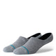 Lot de 2 paires de chaussettes invisibles gris chiné Gamut