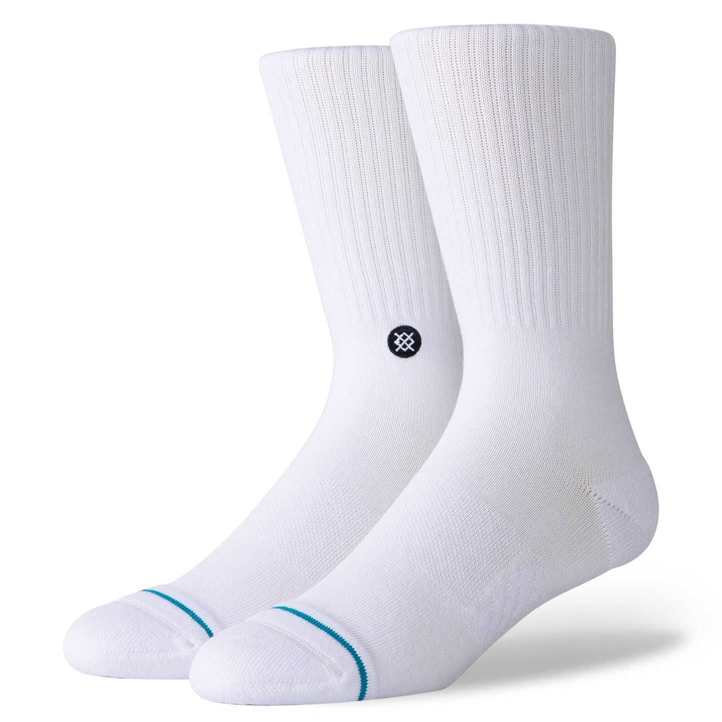 Stance Icon Crew Sock 6 Pack White