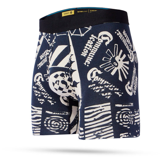 Boxer Disorted Wholester noir et blanc de Stance