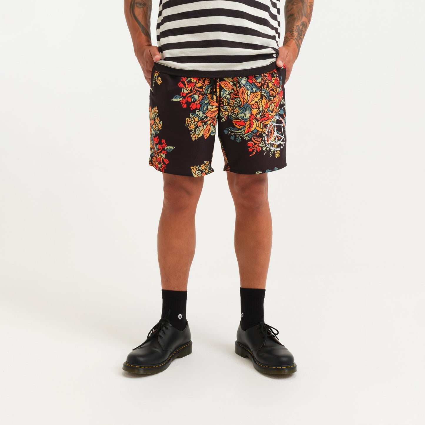 Stance Complex Athletic Short Black Yellow
