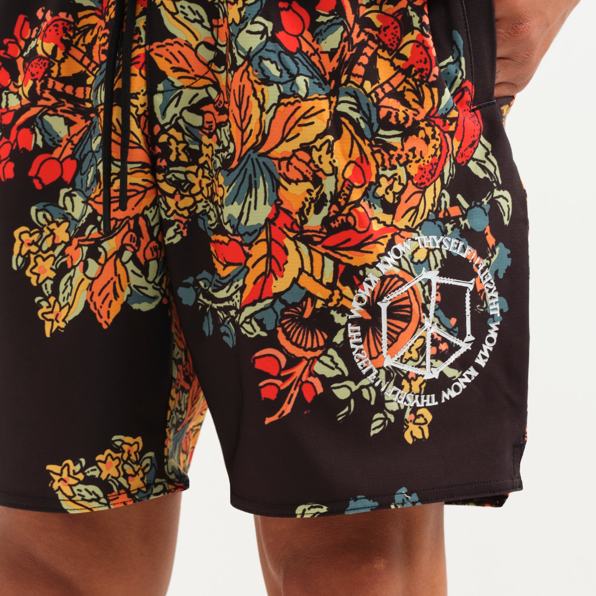Stance Complex Athletic Short Black Yellow