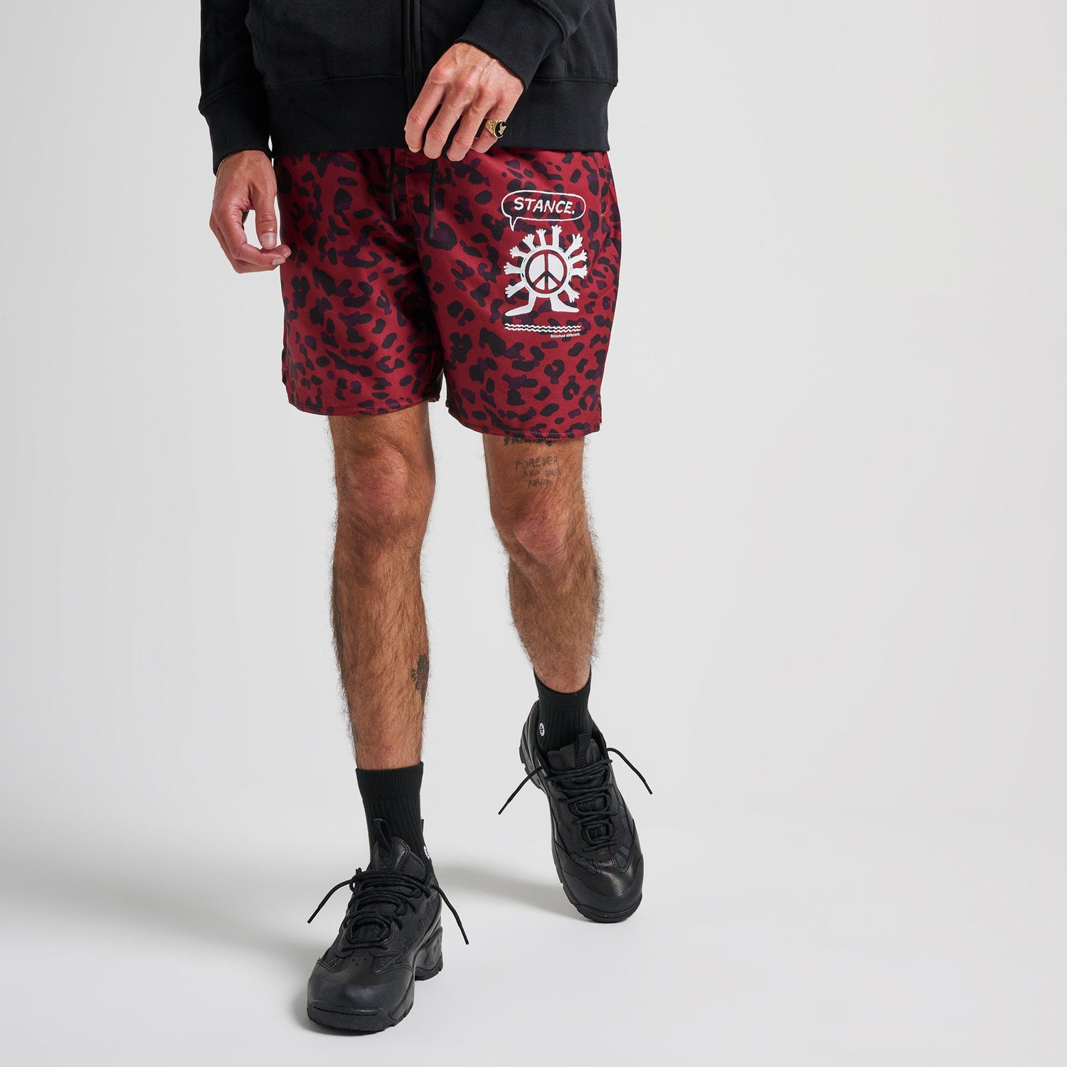 Stance Complex Athletic Short Red