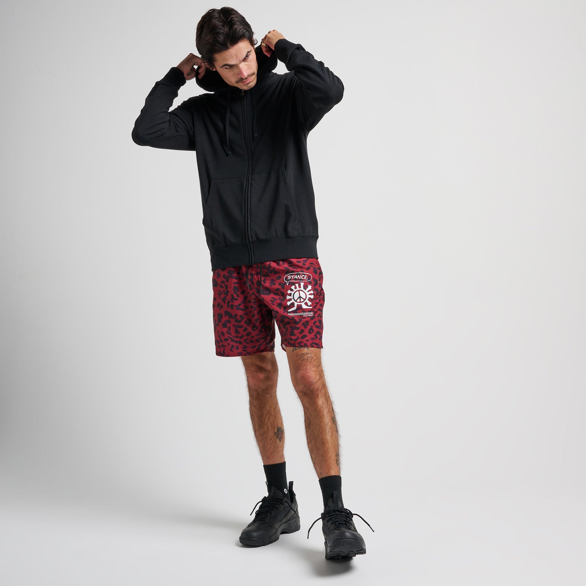 Stance Complex Athletic Short Red