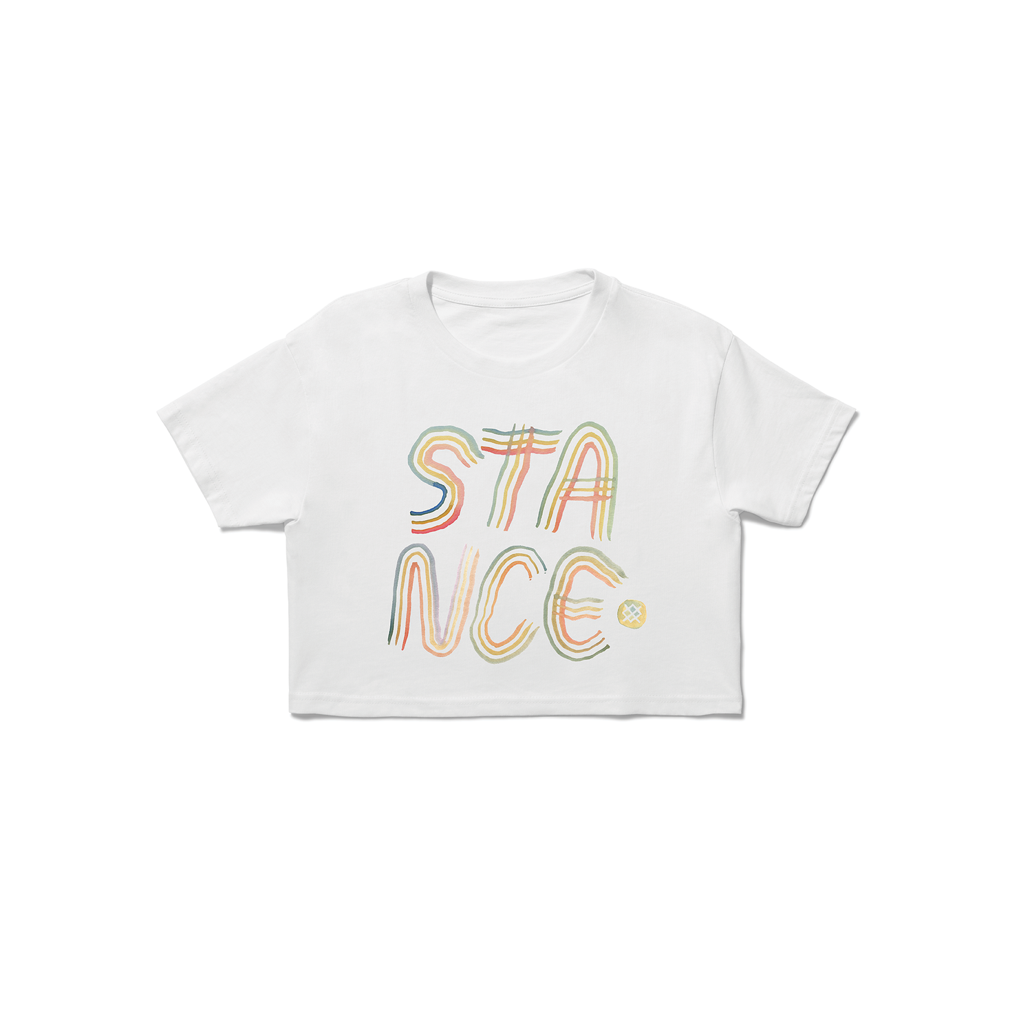 Stance Pride And Joy Crop T-Shirt White