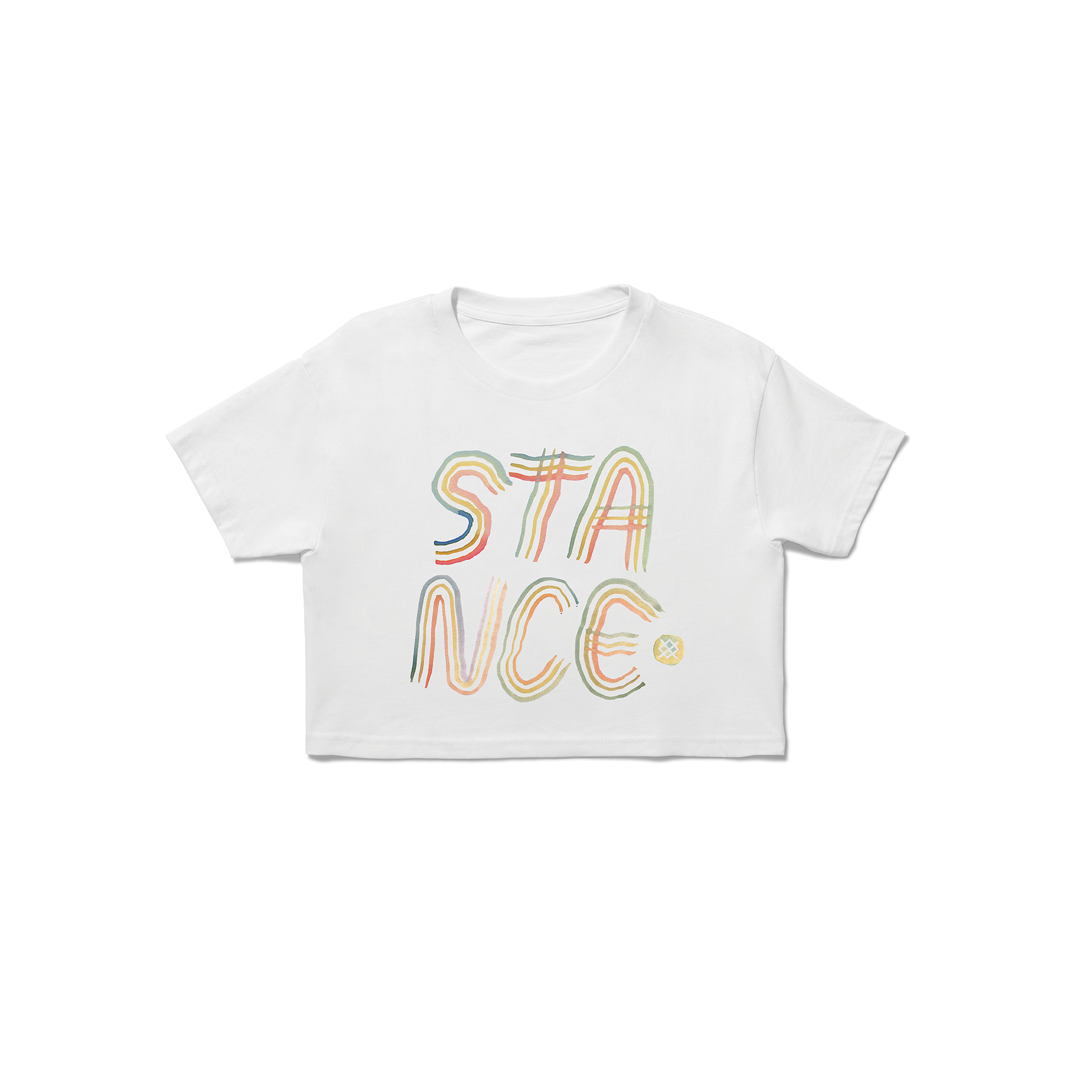 Stance Pride And Joy Crop T-Shirt White