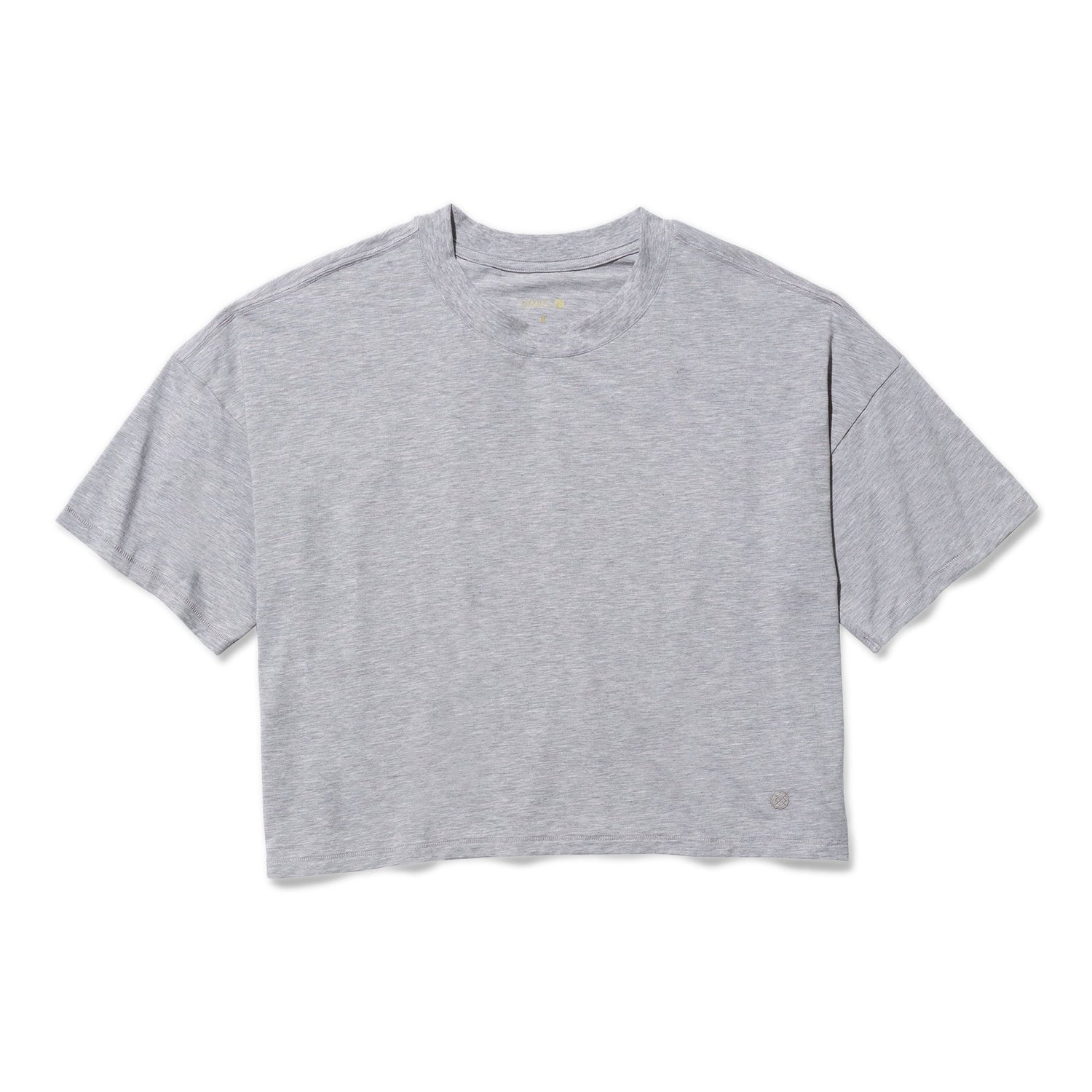 T-shirt droit pour femme gris chiné Lay Low de Stance
