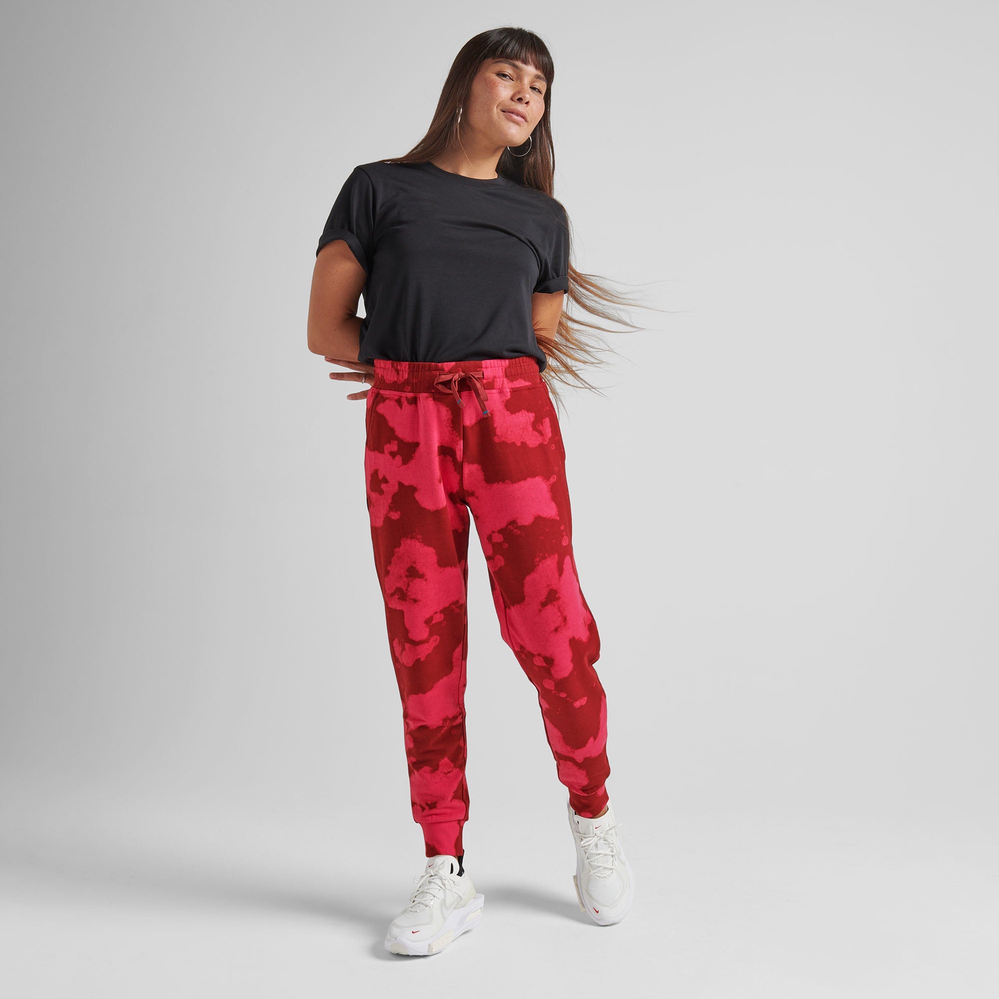 Jogging 2024 femme rouge