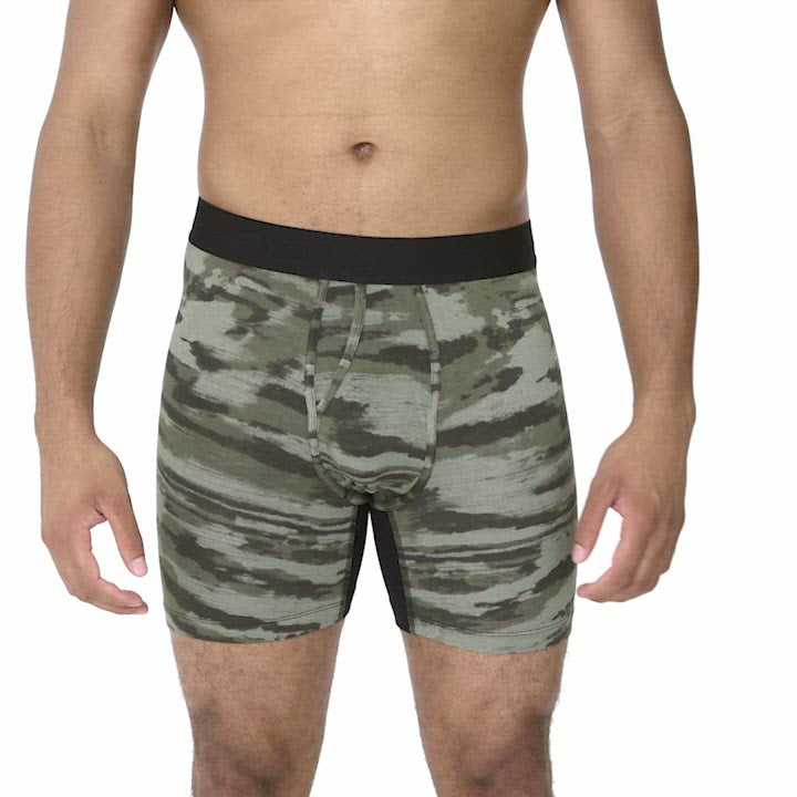 Sous-vêtements Stance - RAMP CAMO BOXER BRIEF - Vert militaire